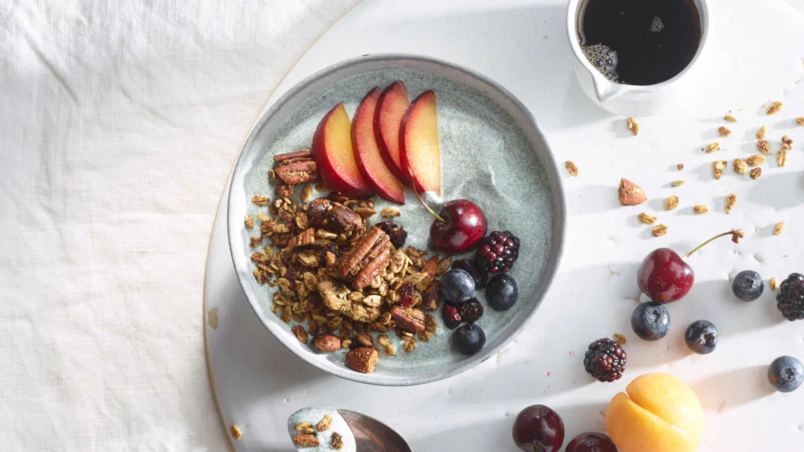 Yogurt and Mankai Granola